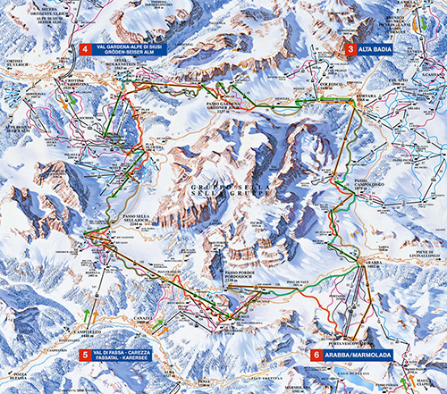 Регион катания (600 км трасс)